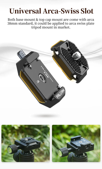 FALCAM F38 Quick Release System for Cameras & Tripods