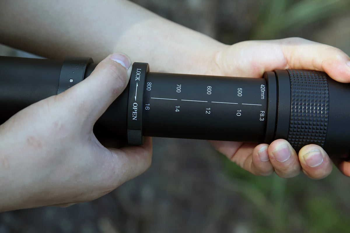 Lightdow 420-800mm f/8.3-16 Manual Super Telephoto Lens