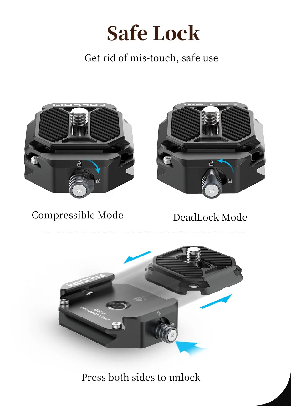 FALCAM F38 Quick Release System for Cameras & Tripods