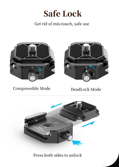 FALCAM F38 Quick Release System for Cameras & Tripods
