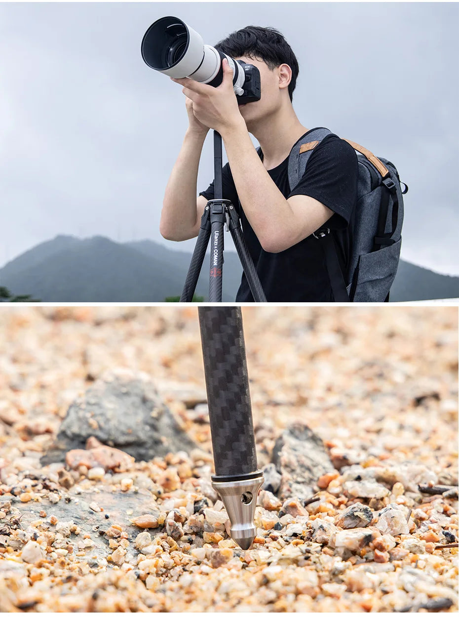 Ulanzi x COMAN Zero Y Carbon Fibre Travel Tripod