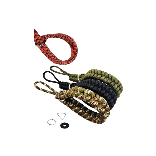 Camera Hub Essentials Paracord Camera Wrist Strap - Green 2PCS