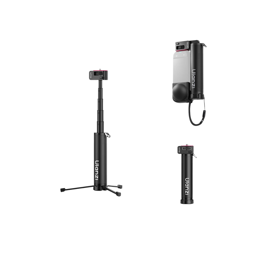 Ulanzi MT98 Invisible Selfie Stick 57cm for Action Cameras - MT98 Selfie Stick