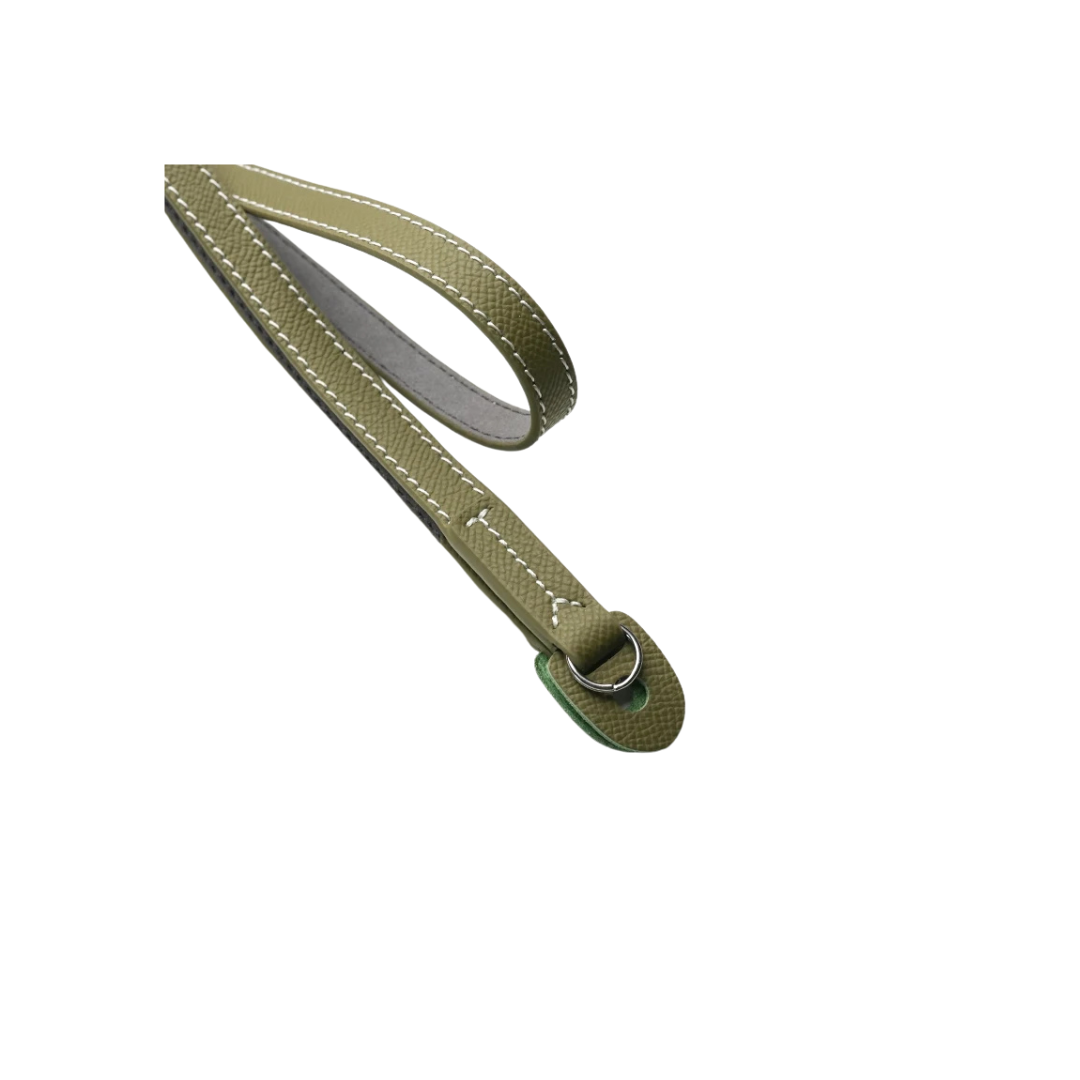 Camera Hub Essentials Genuine Leather Camera Shoulder Strap - Green