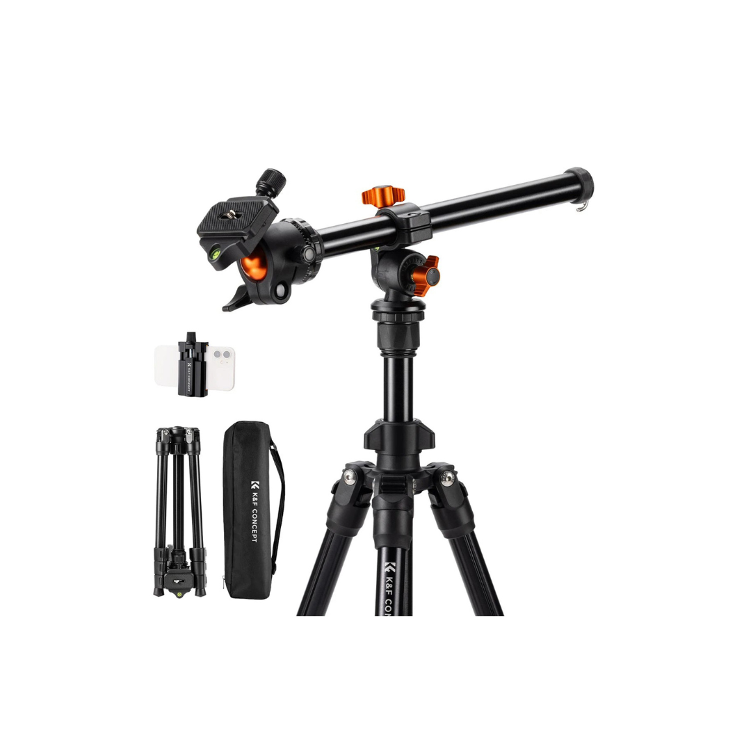 K&F Concept 76.7-Inch Rotatable Multi-Angle Camera Tripod