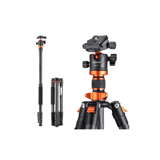 K&F Concept D254C1 63-Inch Carbon Fibre Monopod Tripod
