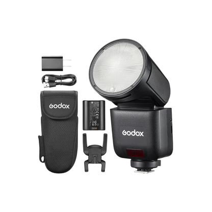 Godox V1 Mid TTL Li-Ion Round Head Camera Flash - V1 mid US