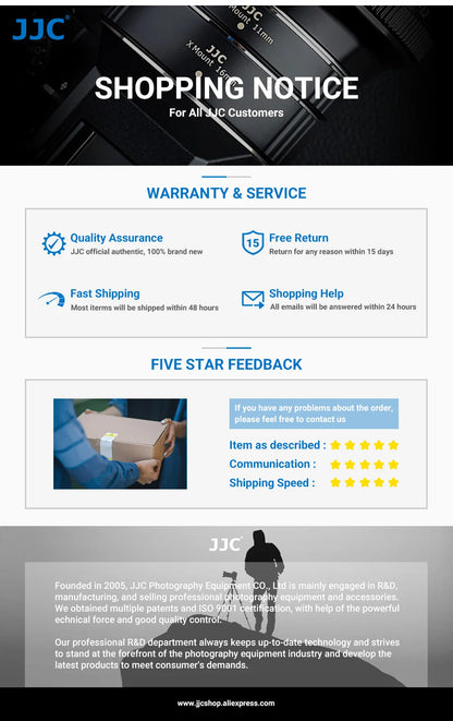 JJC Neoprene Camera Neck Strap for DSLR and Mirrorless Cameras