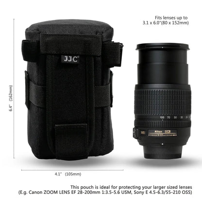 JJC DLP Lens Pouch for Sony, Canon and Nikon Accessories