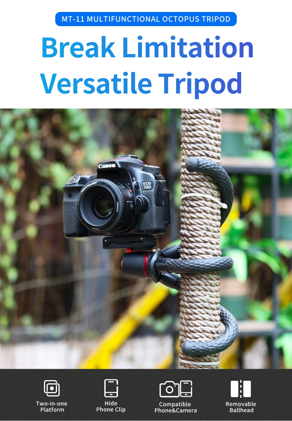 Ulanzi MT-11 Flexible Octopus Tripod