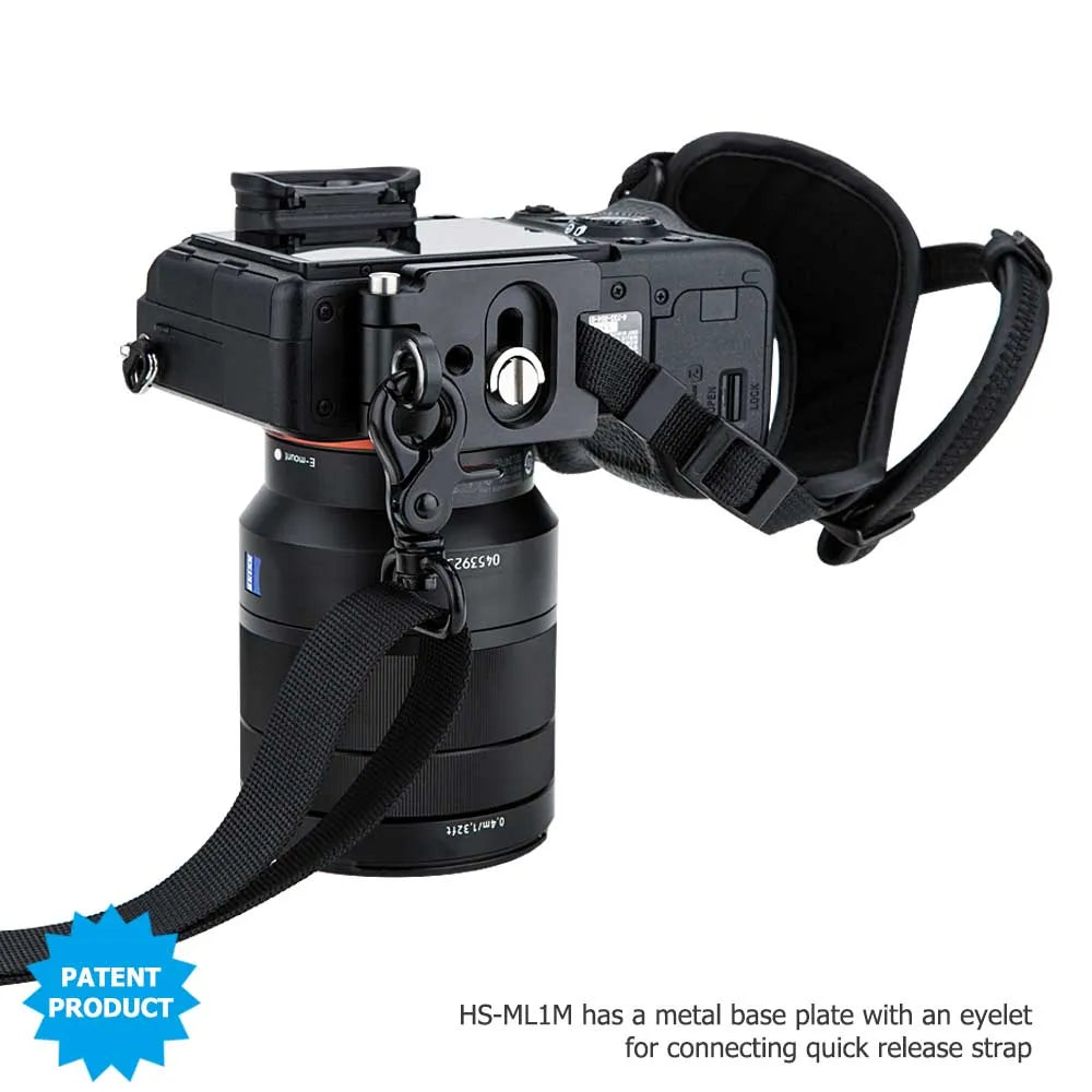 JJC Deluxe Mirrorless Camera Hand Grip Strap with Arca-Swiss Plate