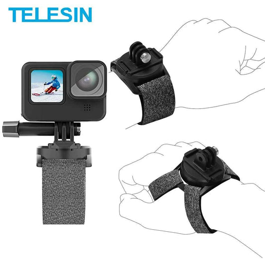TELESIN 360° Rotating Action Camera Wrist Mount