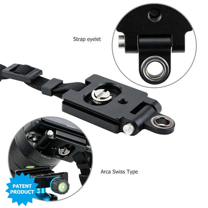 JJC Deluxe Mirrorless Camera Hand Grip Strap with Arca-Swiss Plate