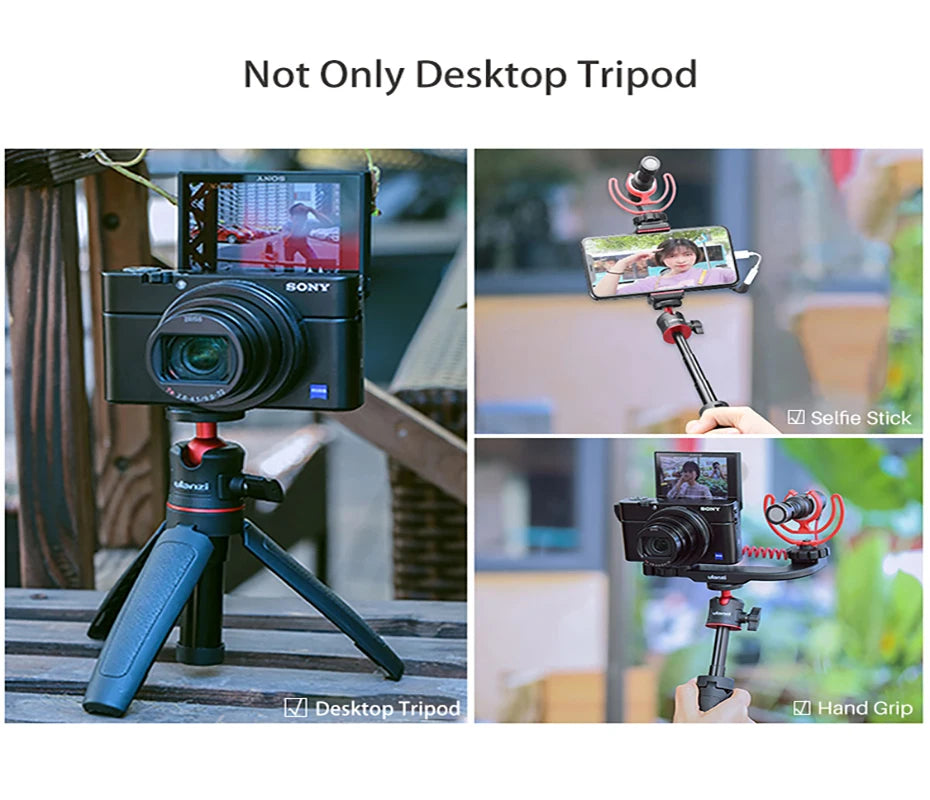 Ulanzi MT-08 Foldable Mini Tripod and Hand Grip