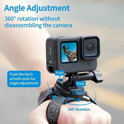 TELESIN 360° Rotating Action Camera Wrist Mount