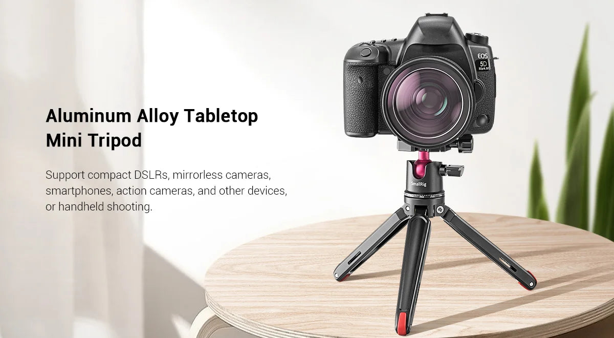 SmallRig BUT2664 Tabletop Mini Tripod with Panoramic Ball Head