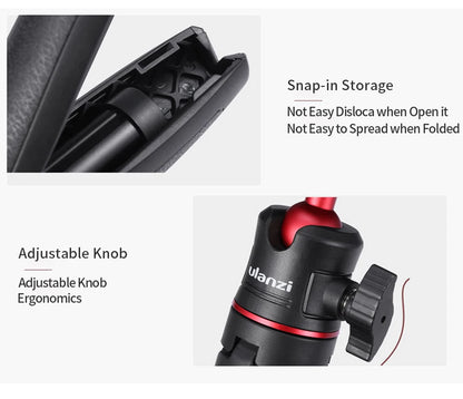 Ulanzi MT-08 Foldable Mini Tripod and Hand Grip