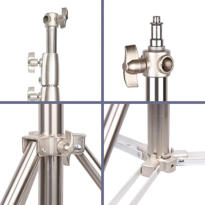 Heavy-Duty Stainless Steel Photography Light Stand