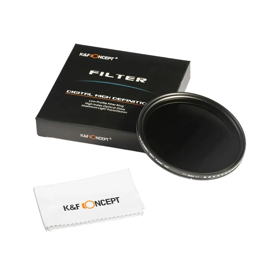 K&F Concept Variable ND Lens Filter - No blue coating / 77mm