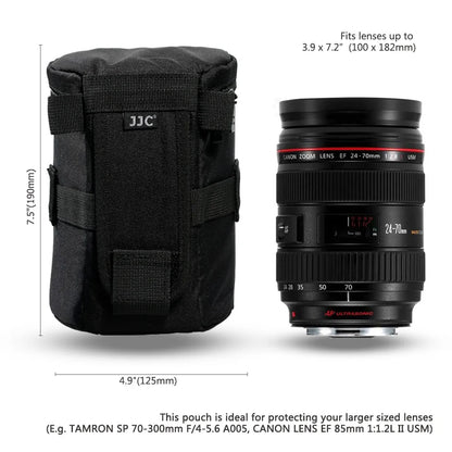 JJC DLP Lens Pouch for Sony, Canon and Nikon Accessories