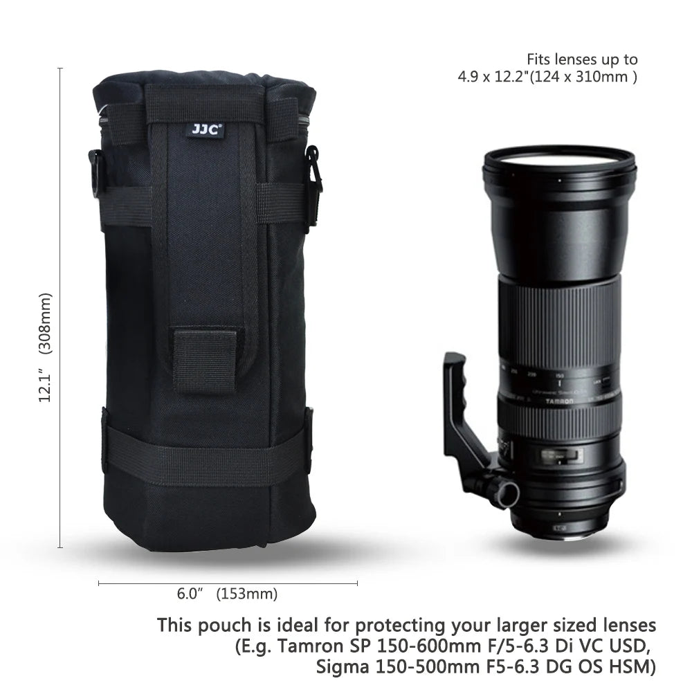 JJC DLP Lens Pouch for Sony, Canon and Nikon Accessories