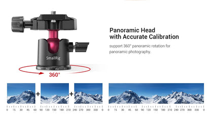 SmallRig BUT2664 Tabletop Mini Tripod with Panoramic Ball Head