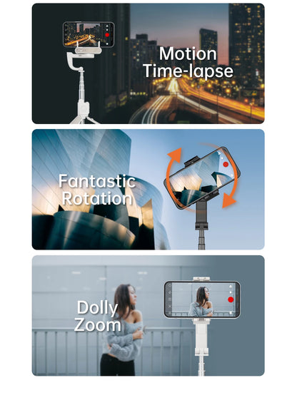 Hohem iSteady Q Smartphone Gimbal and Selfie Stick Tripod