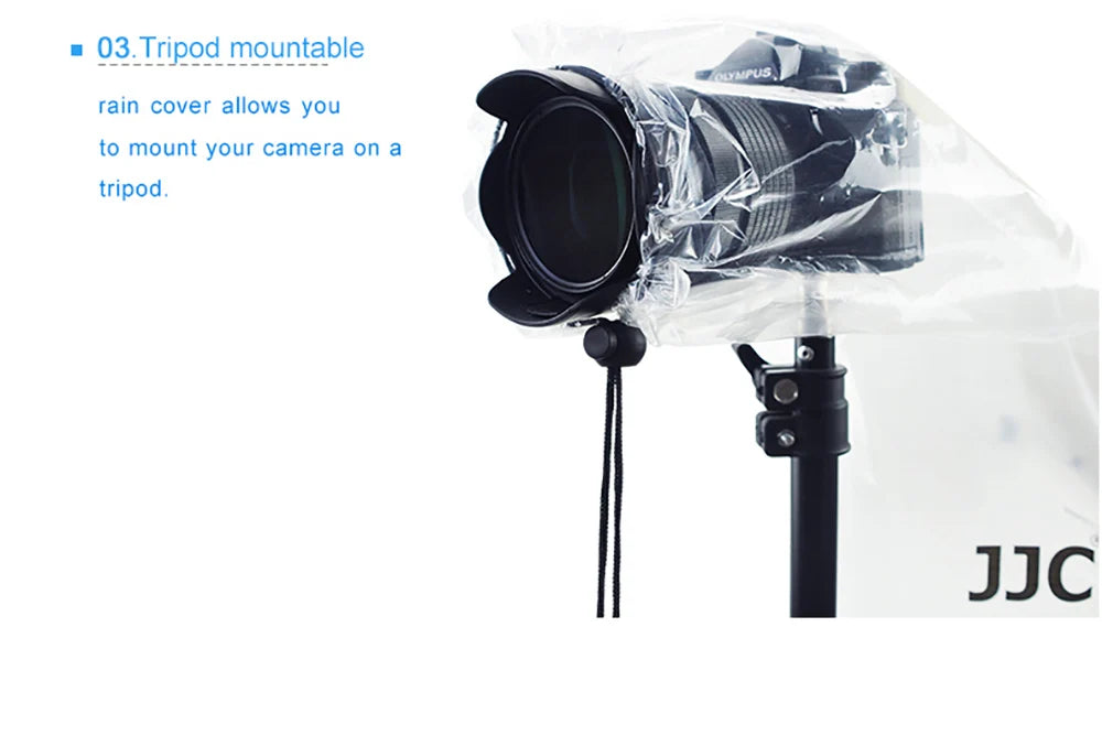 JJC Waterproof Camera Rain Cover 2-Pack