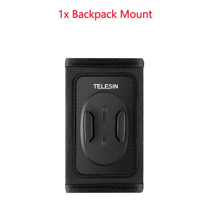 TELESIN 360° Rotating Backpack Strap Camera Mount