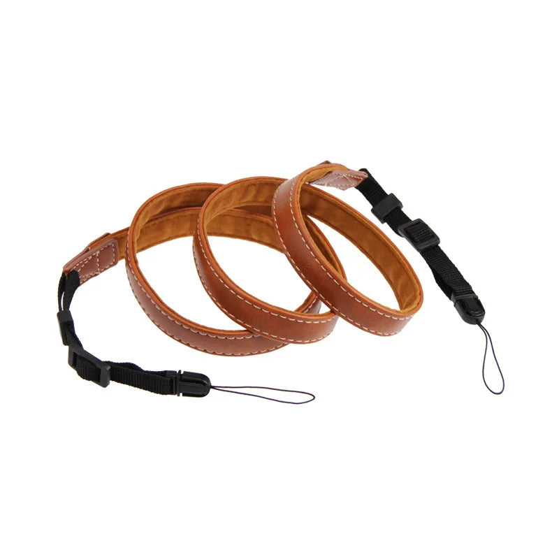 Camera Hub Essentials PU Leather Compact Camera Neck Strap