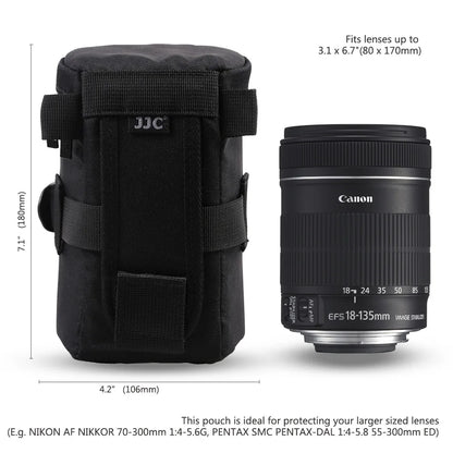JJC DLP Lens Pouch for Sony, Canon and Nikon Accessories