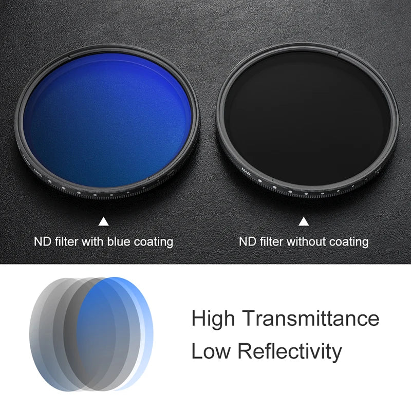 K&F Slim ND2-ND400 Variable ND Lens Filter