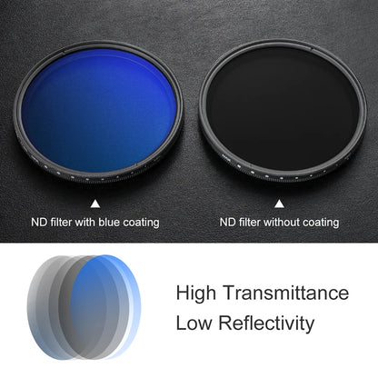 K&F Slim ND2-ND400 Variable ND Lens Filter