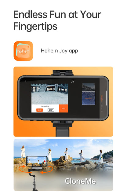 Hohem iSteady Q Smartphone Gimbal and Selfie Stick Tripod