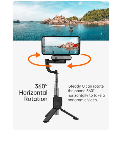 Hohem iSteady Q Smartphone Gimbal and Selfie Stick Tripod