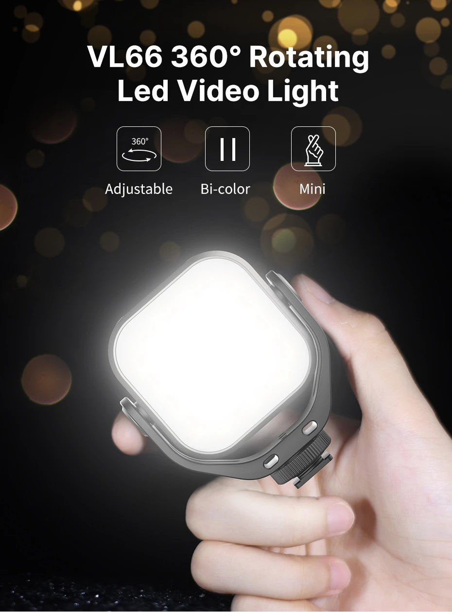 Ulanzi VIJIM VL66 Adjustable LED Video Light