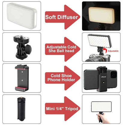 Ulanzi VL200 LED Camera Light with Tripod Kit