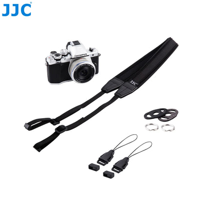 JJC Neoprene Camera Neck Strap for DSLR and Mirrorless Cameras
