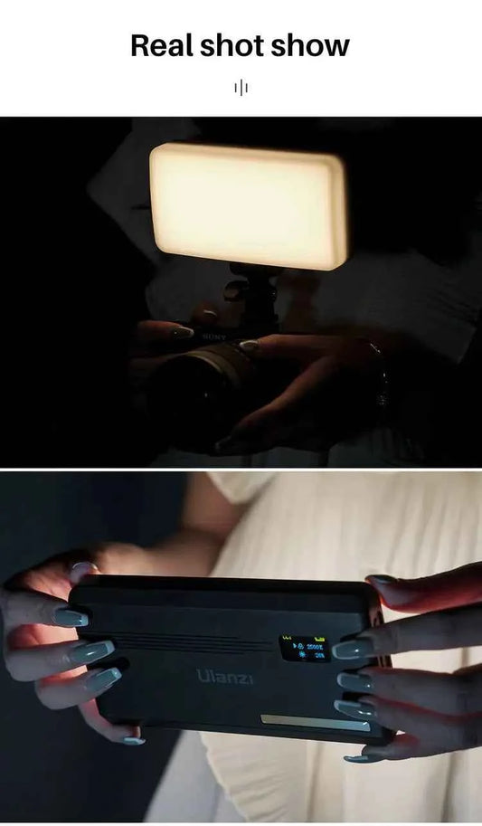 Ulanzi VL200 LED Camera Light with Tripod Kit