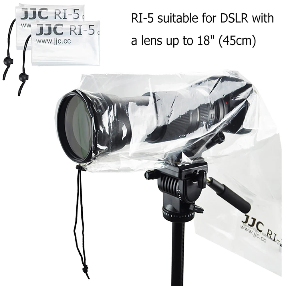 JJC Waterproof Camera Rain Cover 2-Pack - RI-5