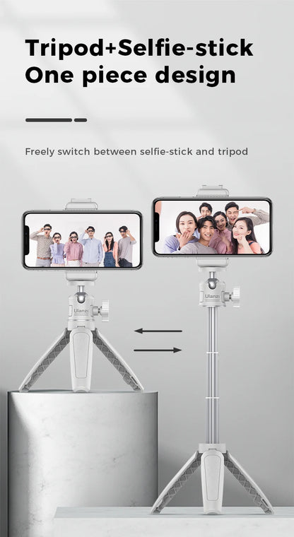 Ulanzi MT-08 White Mini Tripod and Hand Grip