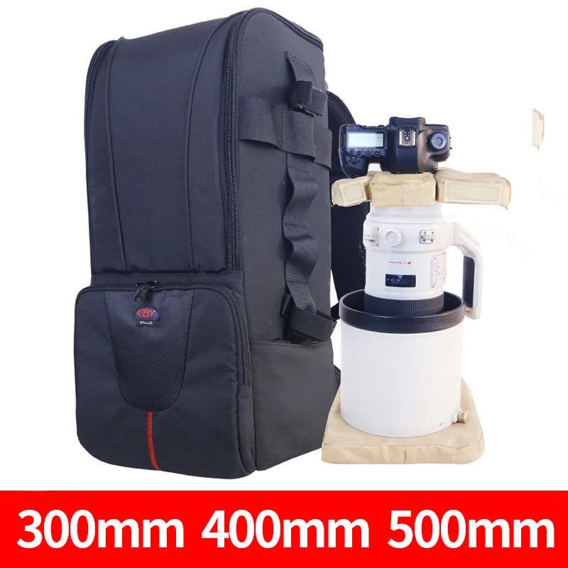 Telephoto Lens Backpack for 300-800mm Lenses