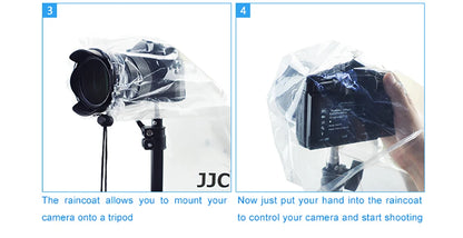 JJC Waterproof Camera Rain Cover 2-Pack