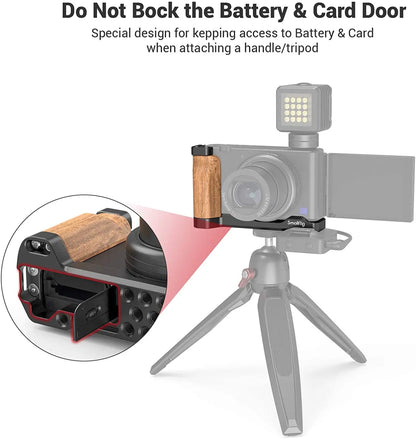 SmallRig L-Shape Wooden Grip for Sony ZV-1