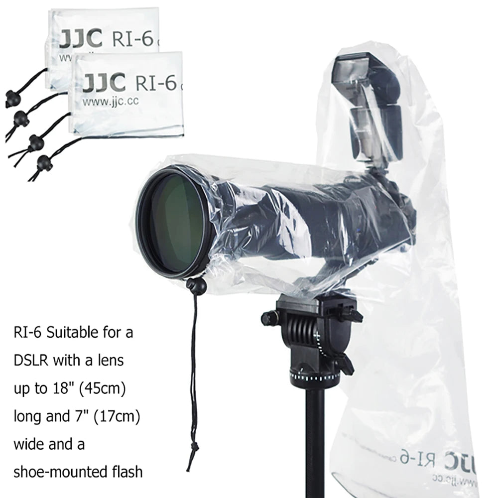 JJC Waterproof Camera Rain Cover 2-Pack