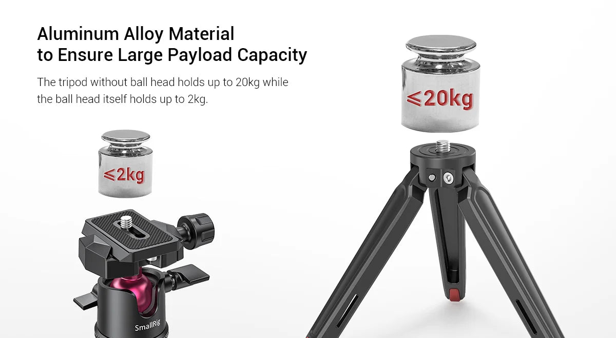 SmallRig BUT2664 Tabletop Mini Tripod with Panoramic Ball Head