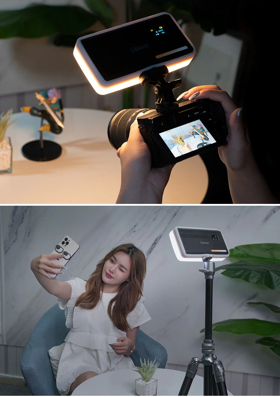 Ulanzi VL200 LED Video Light with Soft Diffuser