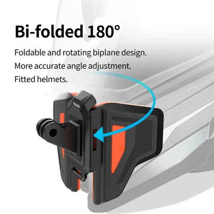 TELESIN Foldable Motorcycle Helmet Chin Mount