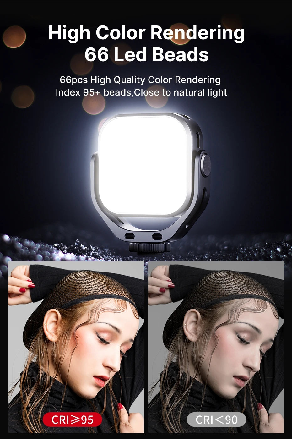 Ulanzi VIJIM VL66 Adjustable LED Video Light