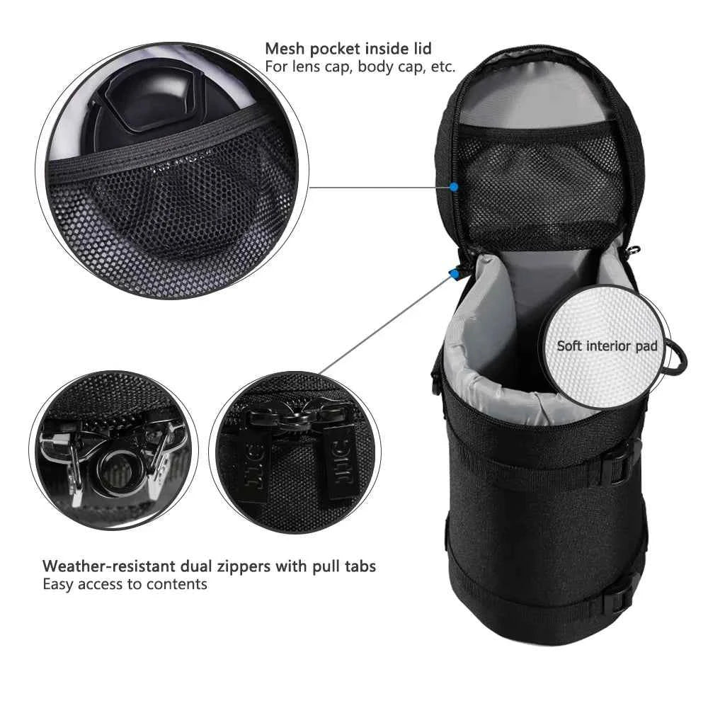 JJC DLP-7 Nylon Telephoto Lens Pouch
